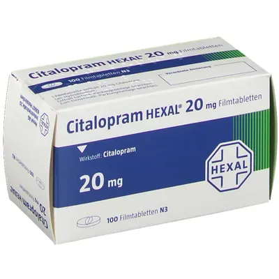 Citalopram HEXAL 20 mg Film Kaplı Tabletler