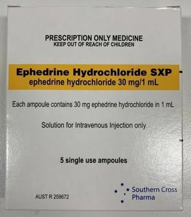 💉 Ephedrine Hydrochloride 30mg/1mL Enjeksiyon 💉