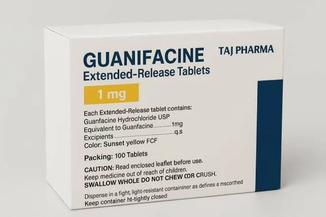 💊 قرص‌ گوانفاسین ER ۱ میلی‌گرم 💊
