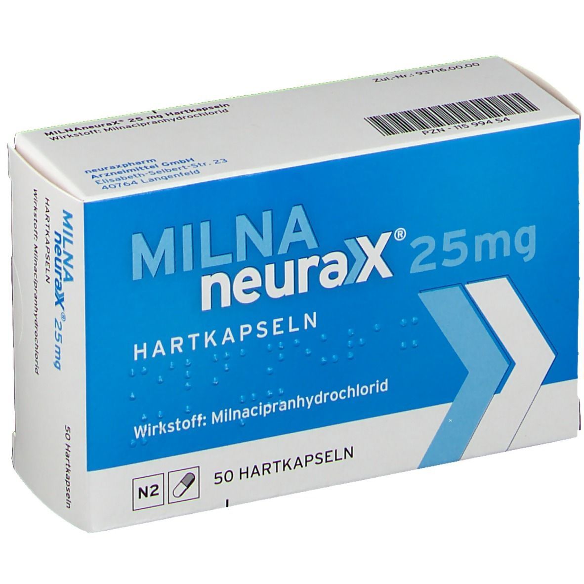 💊 كبسولات ميلنا نوراكس ميلناسيبران ٢٥ ملغ الصلبة 💊