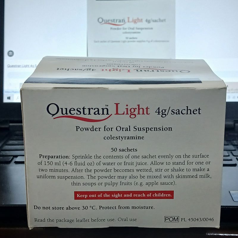 💊 پودر کوئستران لایت کلستیرامین ۴ گرم 💊