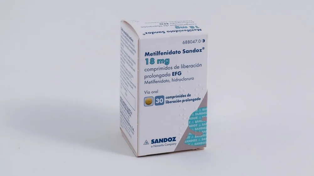 Methylphenidate Sandoz 18mg Prolonged Release Tablets