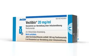 💉 کنسانتره انفوزیون وکتیبیکس پانی‌توموماب ۲۰ میلی‌گرم/میلی‌لیتر (۱۰۰ میلی‌گرم) 💉