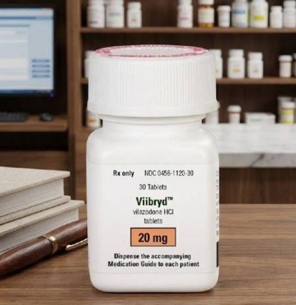 قرص ویبراید ویلازودون HCl ۲۰ میلی‌گرم